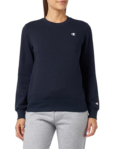 Champion Legacy Legacy Champion Basics W - Light Powerblend Fleece Crewneck Felpa, Blu Marino, Donna FW23