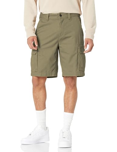 Amazon Essentials Pantaloncini Cargo Vestibilità Classica da 25cm con Tasche Uomo
