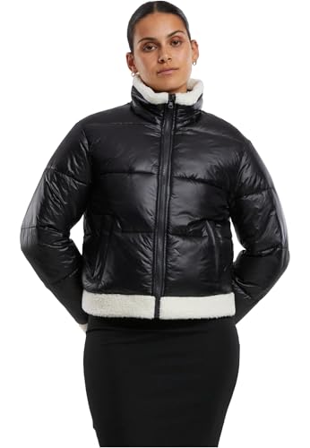 Urban Classics Giacca Puffer Donna Nylon Riciclato Sherpa
