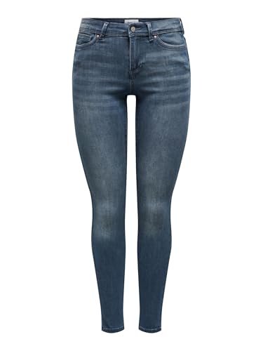 ONLY Onlwauw Life Mid SK DNM Bj777 Jeans Donna