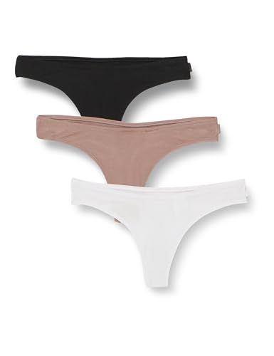 Calvin Klein Perizomi Donna Confezione da 3 Ideal Modal Rib a Costine