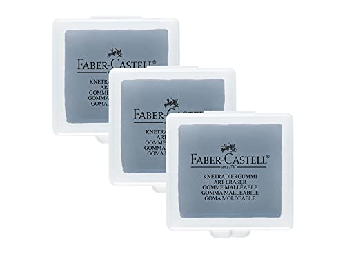 Faber-Castell Gomma modellabile Art Eraser 127220, 3 pezzi