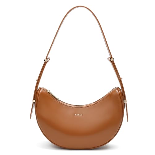 Keyli Small Shoulder Bag in Pelle PU Impermeabile, Borse a Tracolla a Mezzaluna