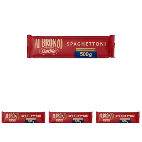 Barilla Pasta Al Bronzo Spaghettoni 100% Grano Italiano, Pasta