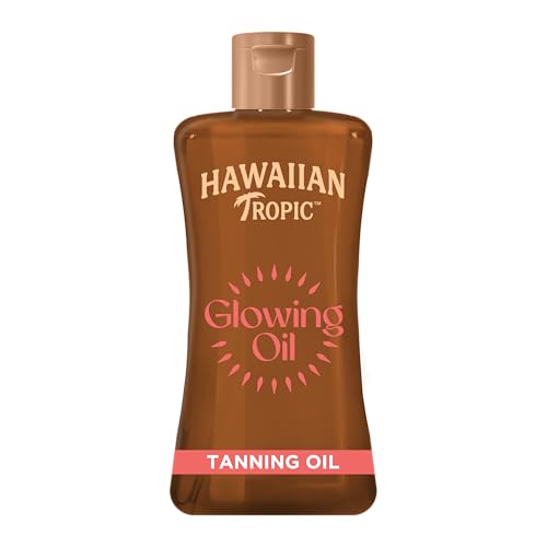 Hawaiian Tropic Glowing Tanning Oil, 200ml