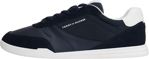 Tommy Hilfiger Uomo Sneakers con Suola Preformata LoPro Cup Mix con Lacci, B