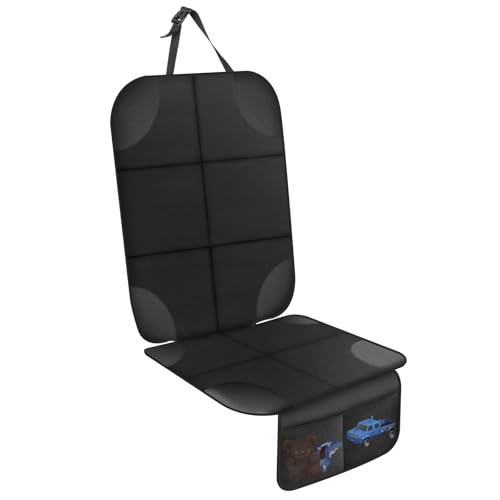 AiQInu Protezione Sedile Auto Impermeabile Antiscivolo con 2 Tasche