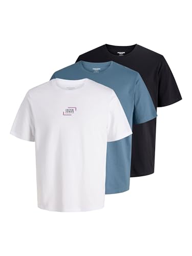 JACK & JONES Jjcorp Graphic Tee SS O-Neck 3Pk MP