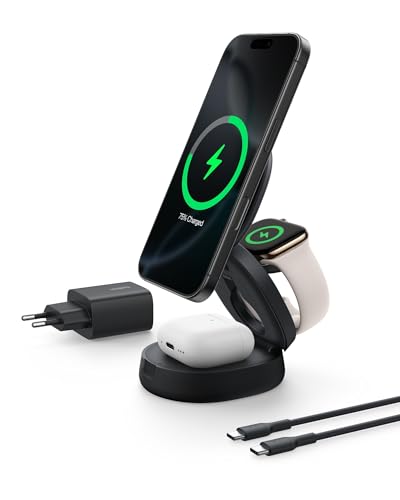 Belkin Caricatore wireless 3 in 1 Qi2 15W