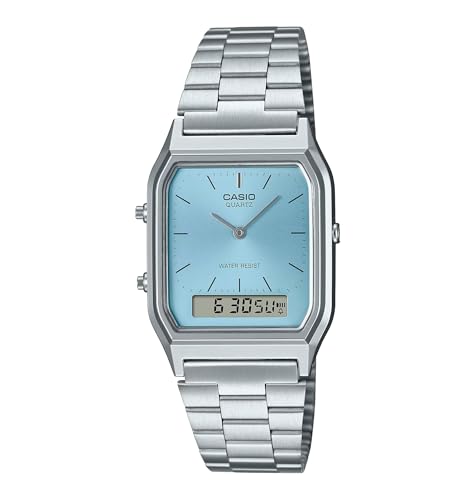 Casio Collection Orologio Unisex Analogico-Digitale in Acciaio