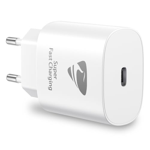 Caricatore USB C, Presa USB C 20W Ricarica Rapido Spina Type C Carica Adattatore Muro PD Alimentatore USB C per iPhone 17 16 15 14 13 12 Pro Max Plus Mini, USBC Caricabatterie per Samsung S23 S24 S22
