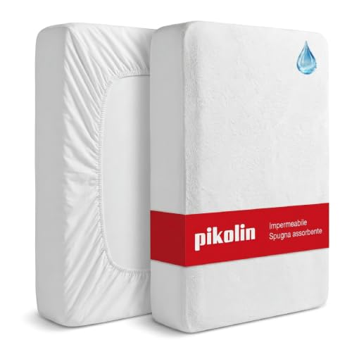 PIKOLIN Coprimaterasso Impermeabile Singolo 80x190/200 cm