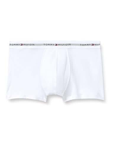 Tommy Hilfiger 3p Trunk Boxer Uomo, Bianco, XL