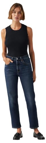 Levi's 501 Crop, Jeans Donna, Black Sprout