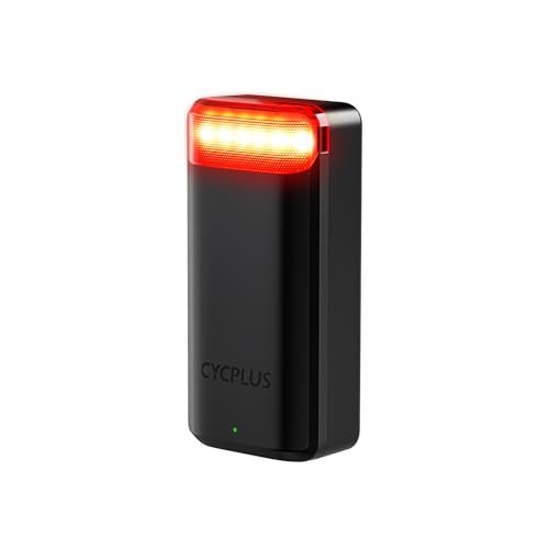 CYCPLUS Coda Radar Bicicletta con Sensore Frenata, Avvisi 160m, Batteria 2000mAh