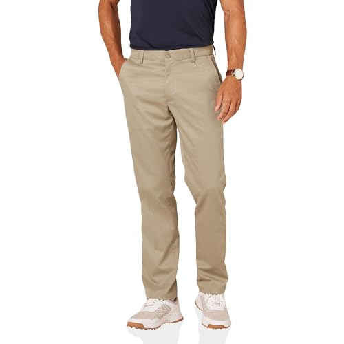 Amazon Essentials Pantaloni Elasticizzati con Taglio Dritto Uomo