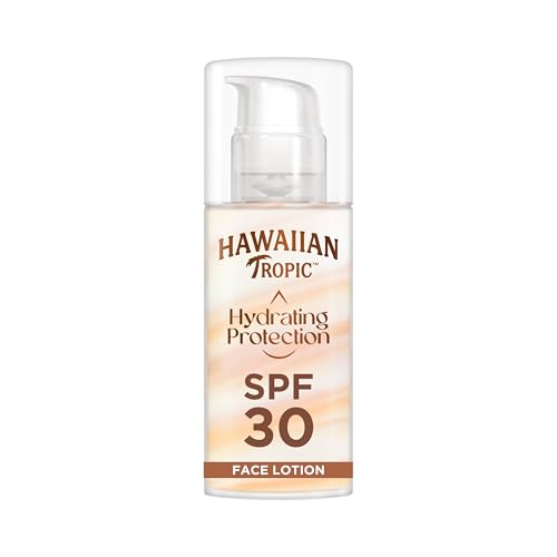 Hawaiian Tropic Hydrating Protection Lozione Solare Viso SPF 30, 50 ml
