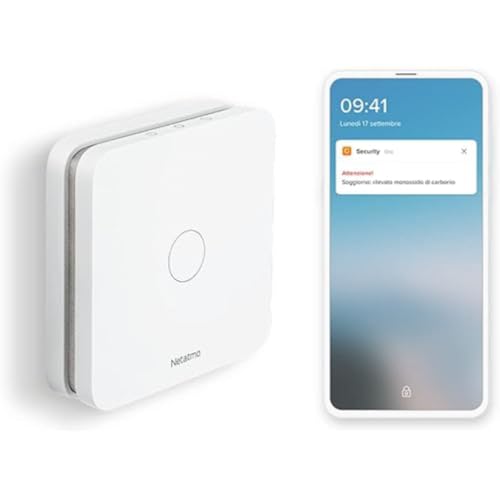 Netatmo Rilevatore Monossido Carbonio Intelligente Wi-Fi