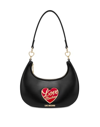 Love Moschino Borsa a Spalla in Pelle Sintetica Nera