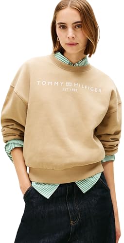 Tommy Hilfiger Corp Logo Felpa da Donna