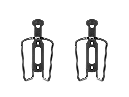 ZEFAL Pack Alu Plast 124 - Confezione da Due Portaborraccia - Porta Borraccia Bici In Alluminio Per Tutti i Tipi di Biciclette - Leggero e Resistente