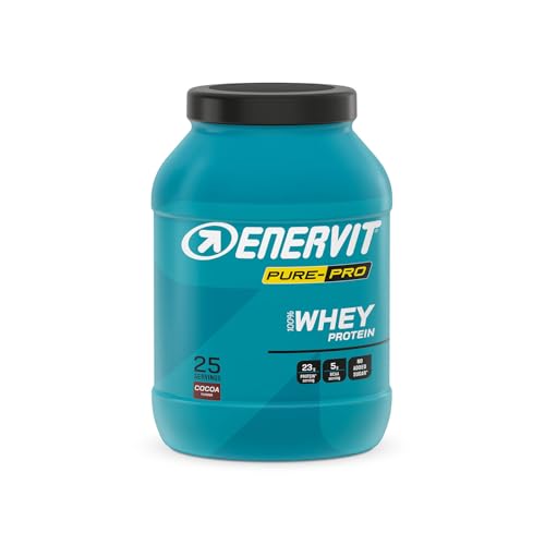 Enervit Pure-Pro 100% Whey Protein Cacao, Proteine Isolate 750g