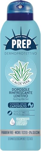 PREP, Spray Doposole, Idratante e Lenitivo, Sollievo Immediato, Prolunga Abbronzatura, con Aloe Vera, Formato 150 ml