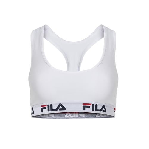 FILA Reggiseno Donna Cotone Sportivo Senza Ferretto