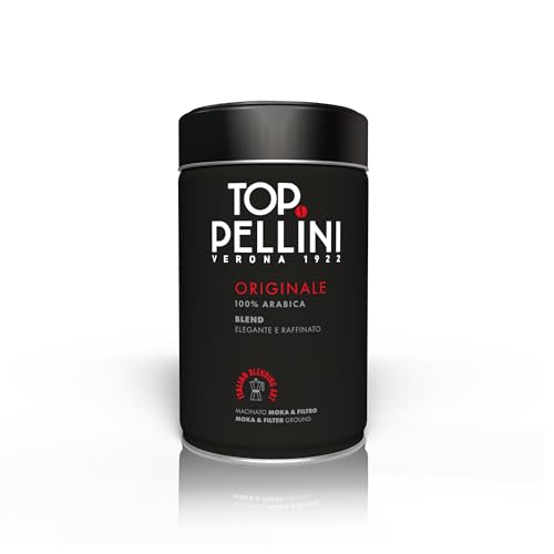 Pellini Caffè Top 100% Arabica, macinato per moka, 250g