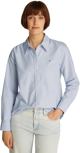 Tommy Hilfiger Donna Camicia Oxford Relaxed Fit