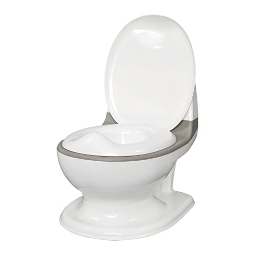 Nuby Dr. Talbot's My Real Potty Vasino bambini suono sciacquone grigio bianco