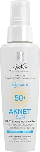 BioNike Aknet Sun SPF 50+ Fluido Solare Viso Pelle Acneica 50ml