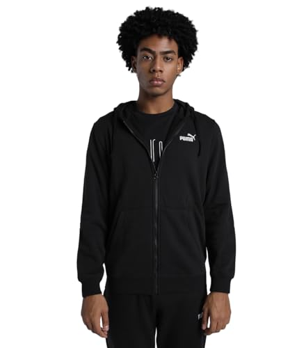 Puma Ess No. 1 Logo Felpa con Cappuccio Full-Zip Uomo