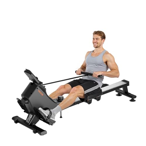 VEVOR Vogatore Magnetico Pieghevole con APP Bluetooth e Monitor LCD