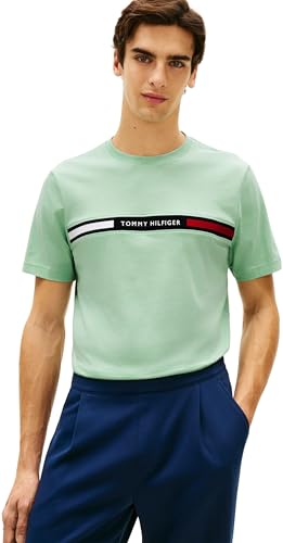 Tommy Hilfiger Uomo T-Shirt Maniche Corte Scollo Rotondo