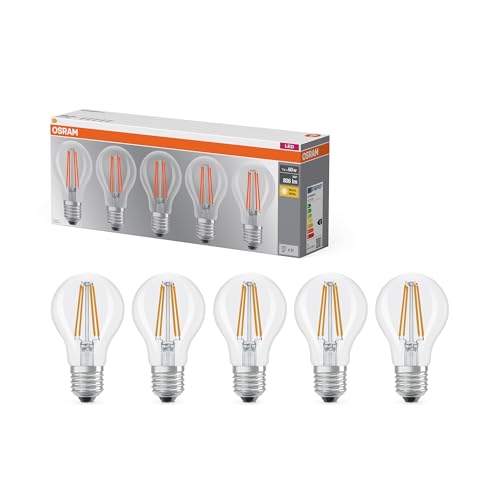 OSRAM Lampadina LED a Filamento A60 E27 7W 806lm