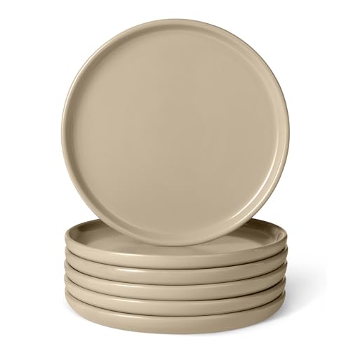 Amazon Basics in Gres Smaltato, Set di Pezzi, 6 in Lavastoviglie
