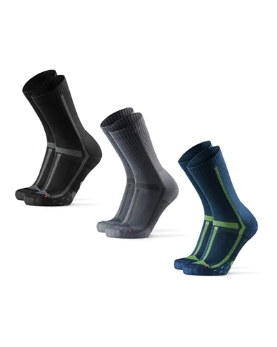 DANISH ENDURANCE Calzini Uomo Running Lunghi, Calze Antiscivolo da Corsa, Anti-Vesciche, 3 o 5 Paia, Unisex