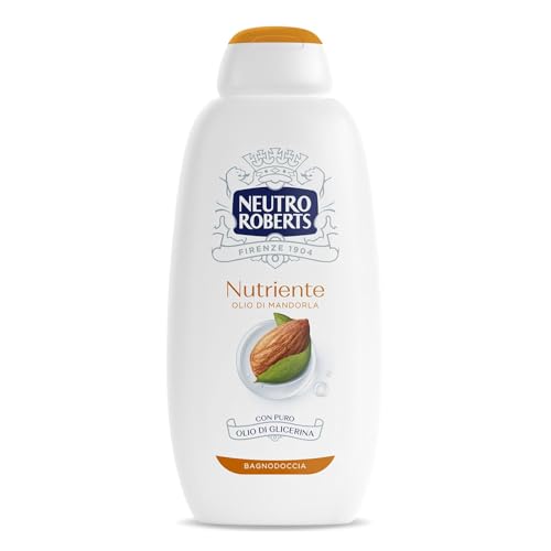 Neutro Roberts Bagnoschiuma Corpo Nutriente con Olio di Mandorla, 600 ml