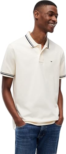 Tommy Jeans Uomo Maglietta Polo Tipped Regular Fit