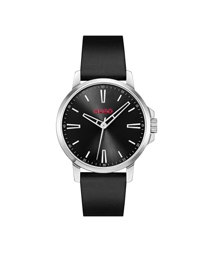 HUGO Orologio Uomo Collezione #SMOOTH con Cinturino in Pelle
