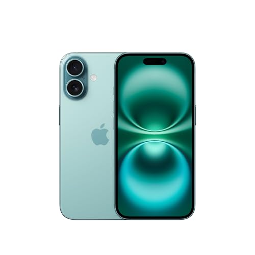 Apple iPhone 16 128 GB: Telefono 5G con Controllo fotocamera, chip A18 e tanta autonomia in più. Compatibile con AirPods; Azzurro
