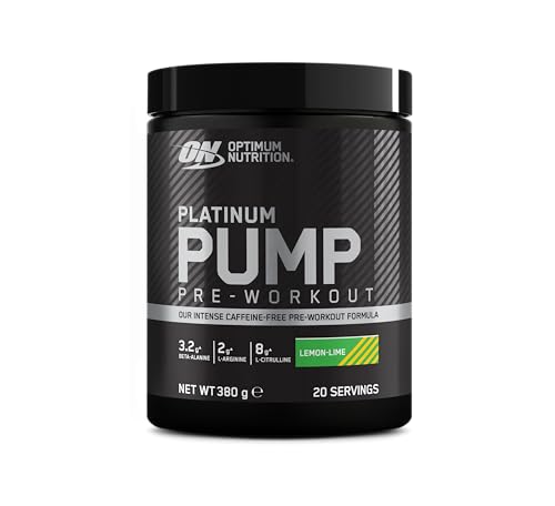 Optimum Nutrition ON Platinum PUMP Pre-Workout Lime, 20 dosi