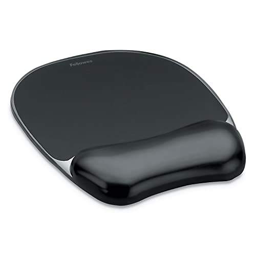 Fellowes Tappetino mouse poggiapolsi in Gel Crystals
