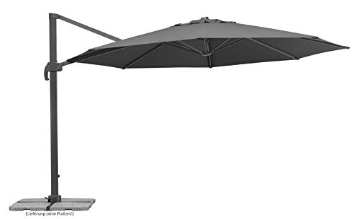 Schneider Ombrellone Rhodos Grande Antracite 400 cm