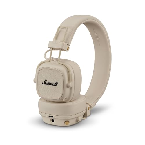 Marshall Major V Cuffie Wireless Bluetooth, 100 ore di riproduzione