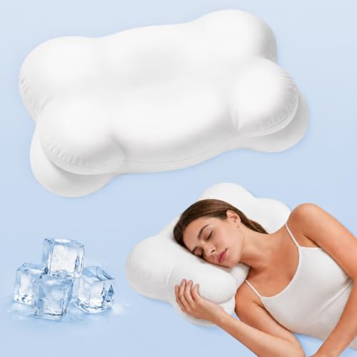 Mailirious Cuscino Cervicale Memory Foam Regolabile 2 Altezze con Federe