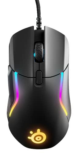 SteelSeries Rival 5 Mouse da Gioco FPS MOBA MMO Battle Royale Nero