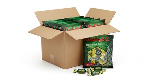 Ambrosoli Caramelle Balsamiche al Miele, cartone 20x135g