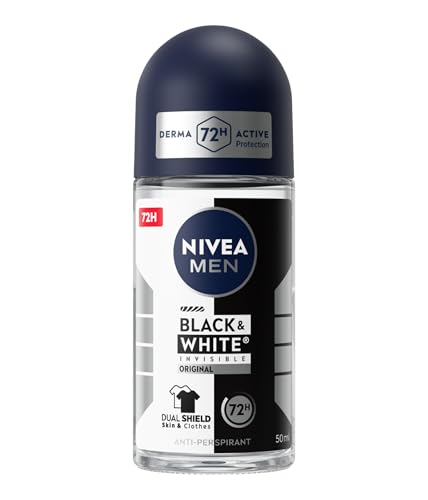NIVEA MEN & 6 x 50 ml, Deodorante uomo antitraspirante 72h, Deodorante roll on e e